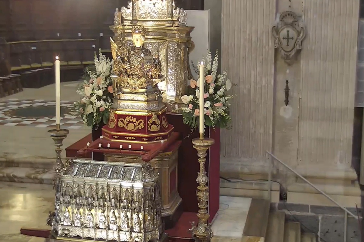 Pontificale Sant'Agata 2026 - screen da video dell'Arcidiocesi di Catania
