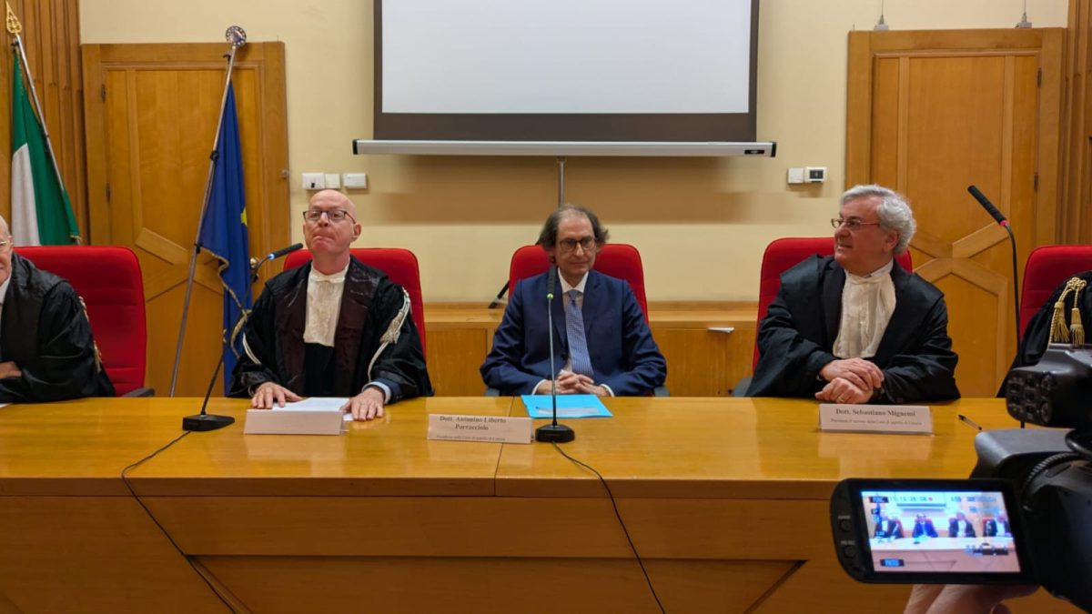 Catania, inizia l’era Porracciolo come presidente della Corte d’appello