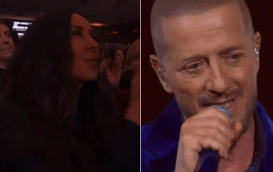 Raf e la dedica alla moglie a Sanremo 2026 - Adn