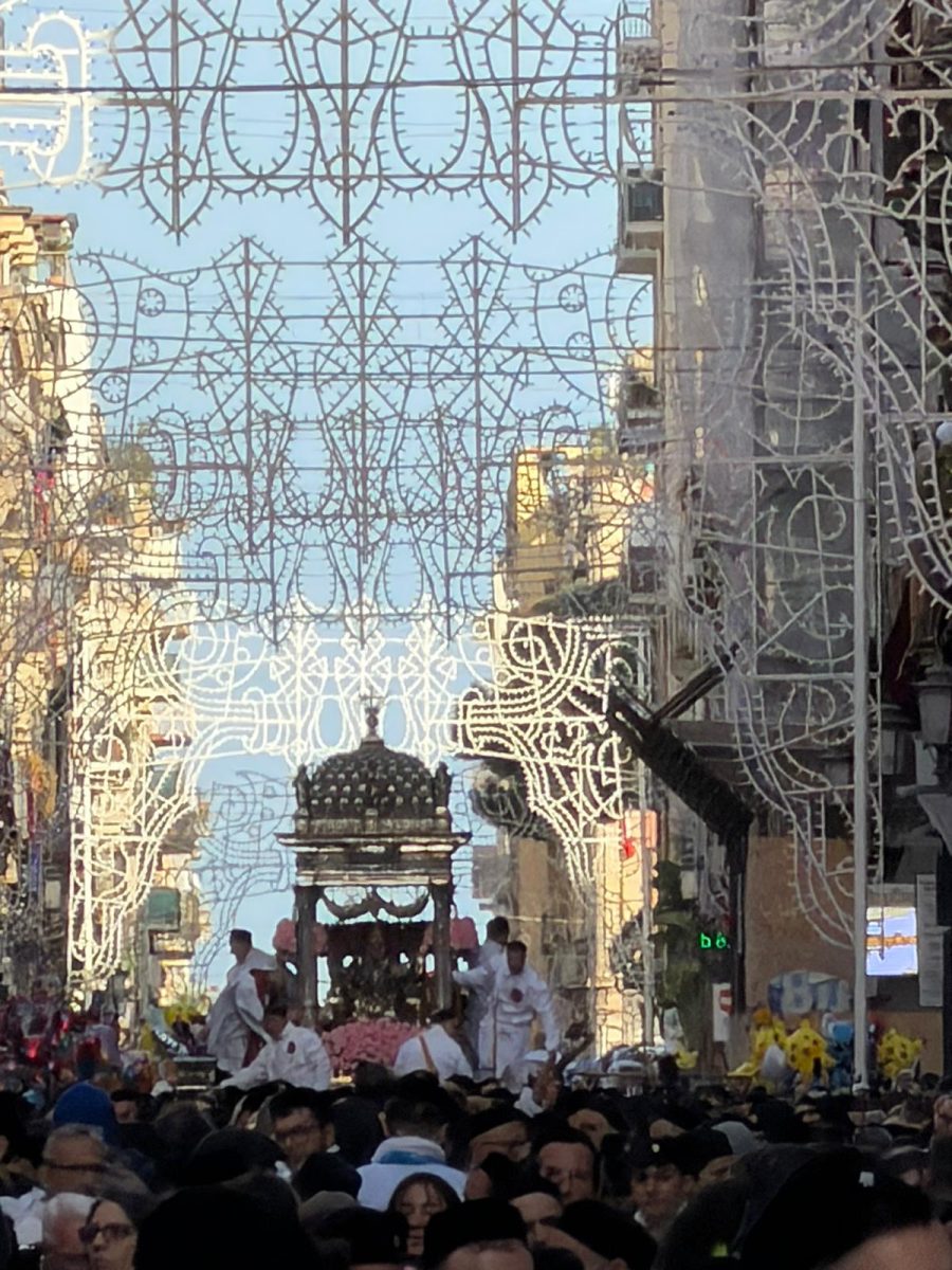 Sant'Agata, il fercolo in via Umberto - QdS, Federico Rosa
