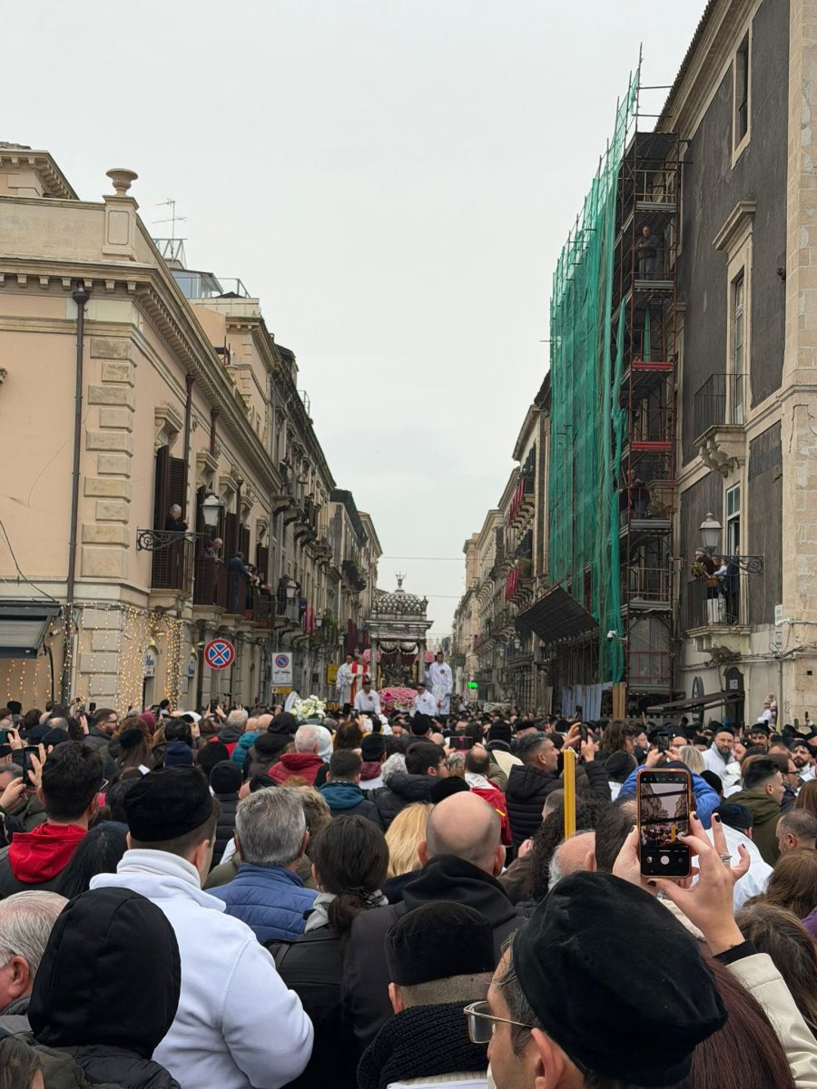 Sant'Agata in piazza dei Martiri, giro esterno 2026 - foto di Federico Rosa