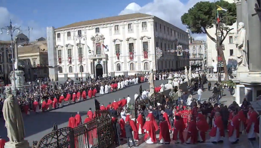 Si conclude il Pontificale - Sant'Agata 2026