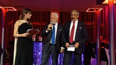 Festival di Sanremo, l’ad di Anas Claudio Gemme ritira il premio speciale 2026 al Gran Galà della Stampa