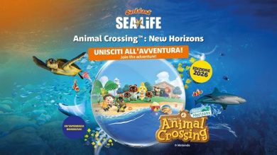 Animal Crossing: New Horizons prende vita a Gardaland SEA LIFE Aquarium