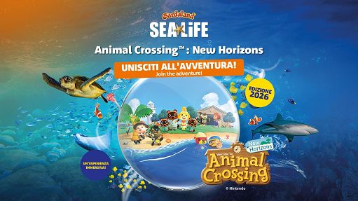 Animal Crossing: New Horizons prende vita a Gardaland SEA LIFE Aquarium