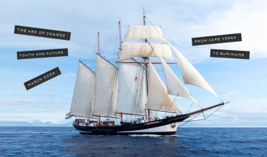 Il premio oscar Luc Jacquet e Giovanni Caccamo nell’oceano Atlantico