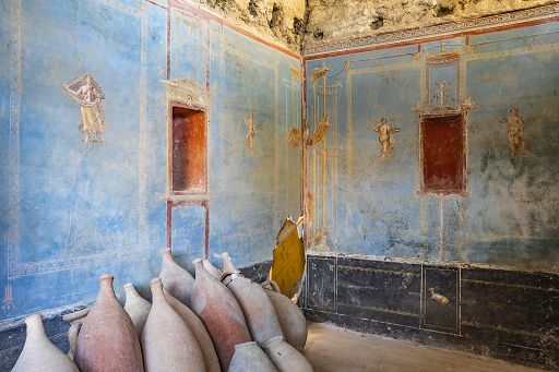 Il blu delle pareti di Pompei costava più di 50% salario legionario