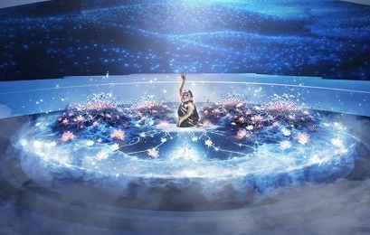 Cerimonia di apertura, la luce di Chiara Bersani illumina il presente