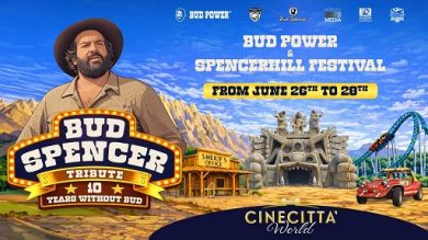 Cinema, nuova stagione Cinecittà World tra show e Bud Spencer Tribute