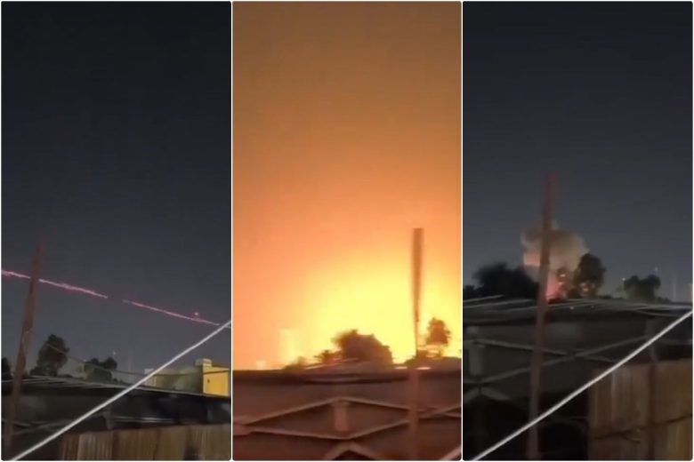 VIDEO | Droni contro ambasciata USA: le immagini dell’attacco a Baghdad