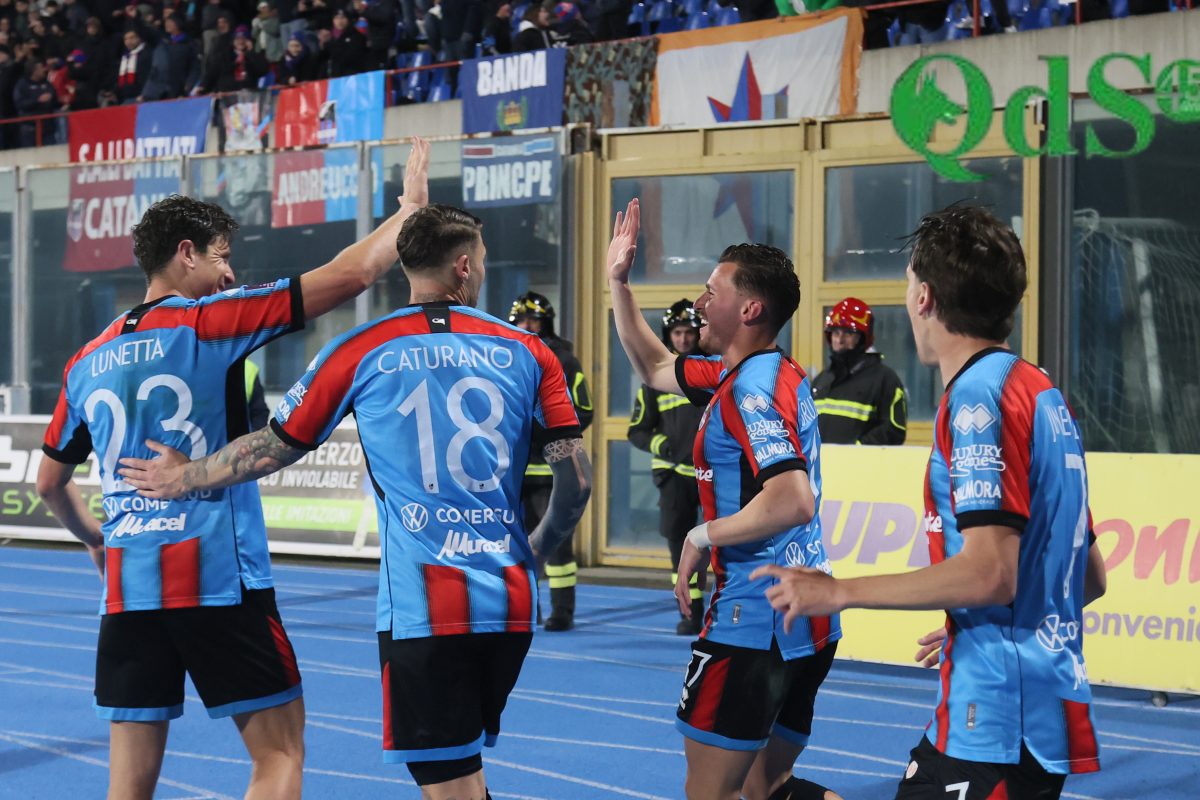 Catania-Casarano 1-1, i rossazzurri subiscono il primo gol al Massimino: la fotogallery del match