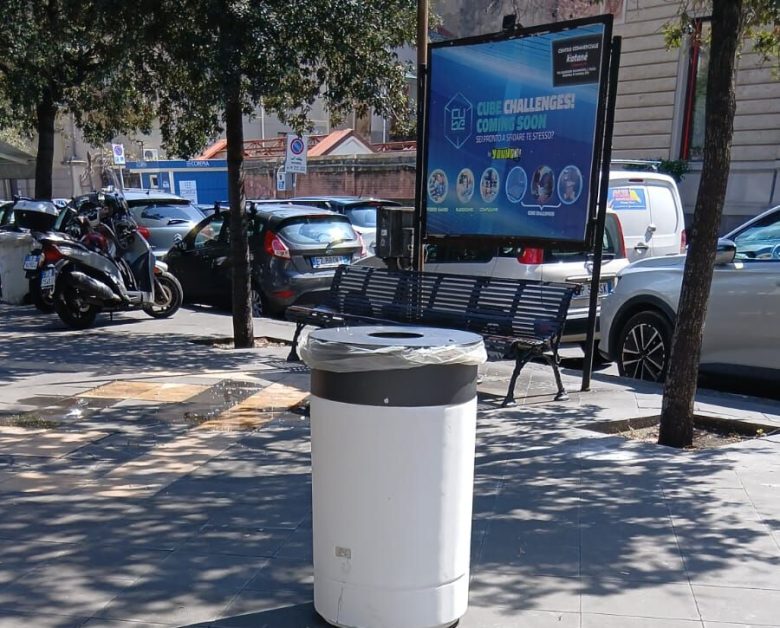 Catania, arrivano 200 nuovi cestini portarifiuti: ecco dove sono collocati