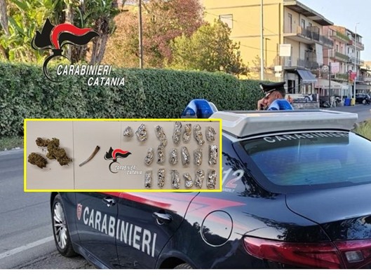 Giarre: ai domiciliari ma spacciava con attività “collaterale” e illecita