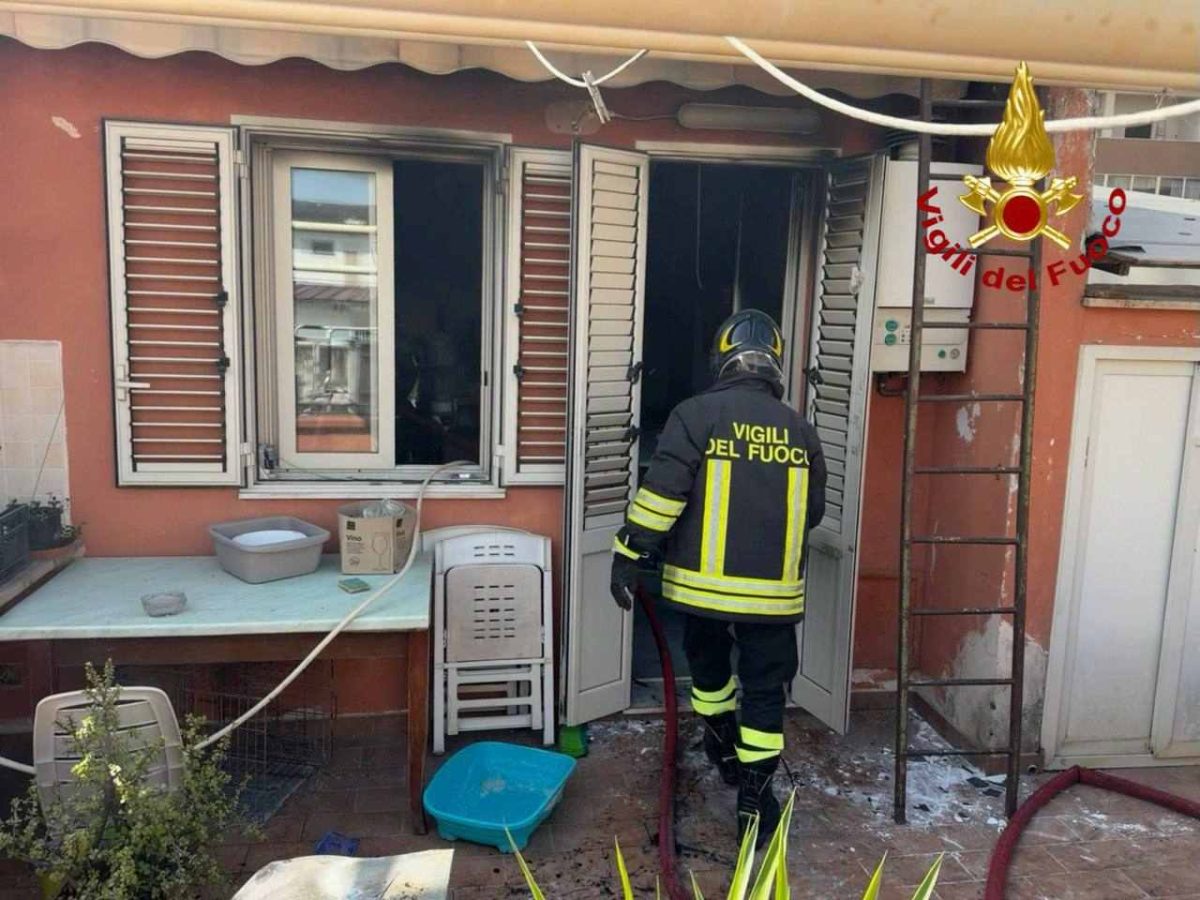 Incendio in un’abitazione a Palermo, vigili del fuoco soccorrono anziana e domano il rogo Incendio in un’abitazione a Palermo, vigili del fuoco soccorrono anziana e domano il rogo