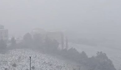 Con il ciclone Deborah in Sicilia tornano freddo e neve: Madonie imbiancate