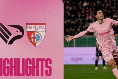 VIDEO – Palermo-Mantova 2-1, i rosanero tornano al successo: gli highlights del match