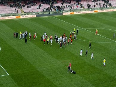 Il Catania non passa a Salerno: gli etnei precipitano a -7 dal Benevento