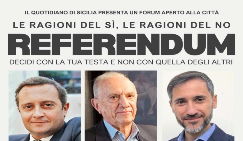Referendum giustizia, il QdS ospita il forum “Le ragioni del Sì e del No”