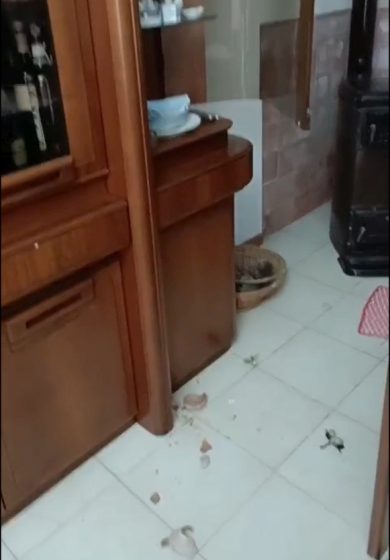 VIDEO | Il terremoto a Ragalna, i danni in un’abitazione