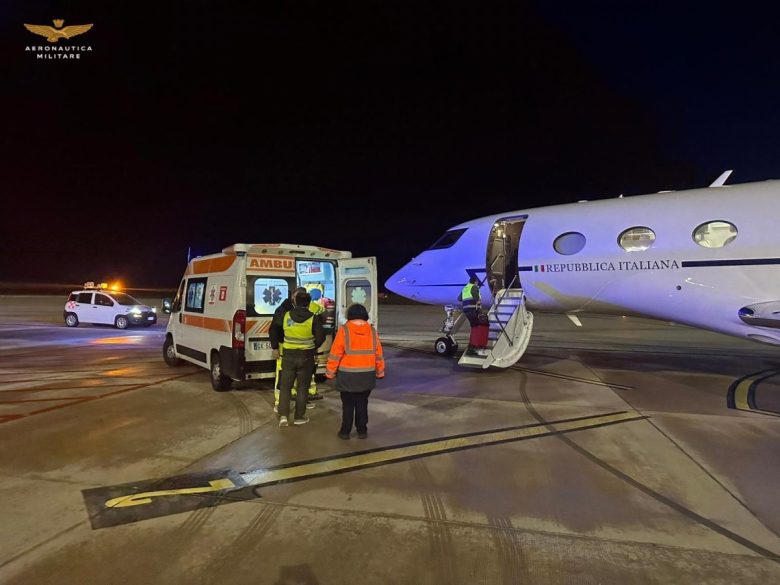 Uomo di 70 anni in pericolo di vita, volo dell’Aeronautica Militare lo trasporta da Pantelleria a Trapani