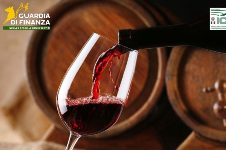 Vino falsamente certificato come DOP e Igp: maxi sequestro da più di 2 mln di litri