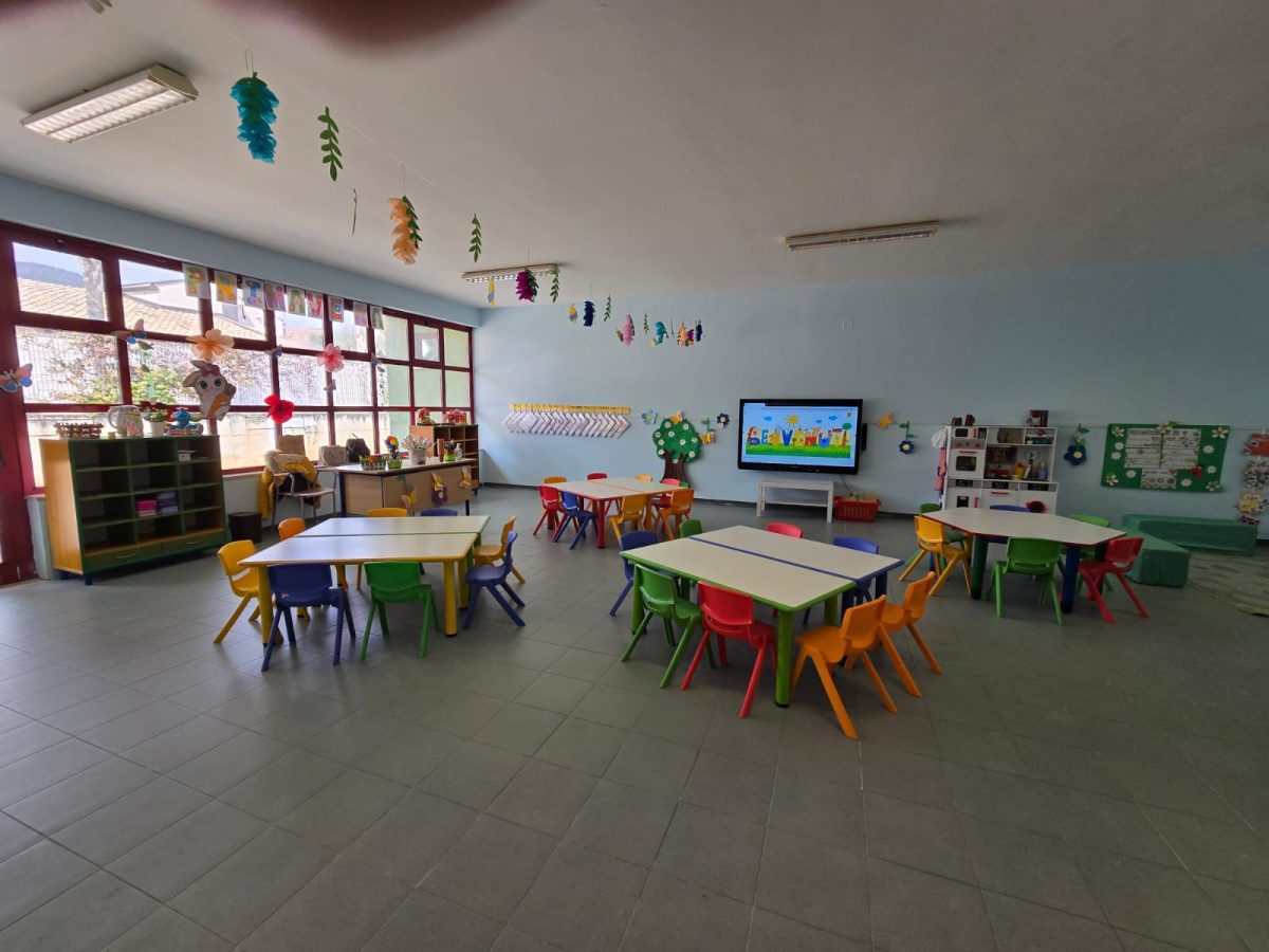 VIDEO – FOTO | Dalle infiltrazioni d’acqua alla rinascita, inaugurata la scuola dell’infanzia all’Istituto Cruillas