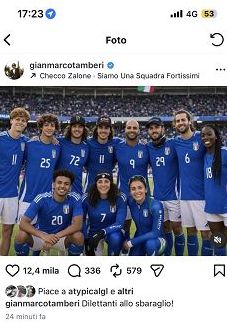 Calcio, Tamberi posta la best 11 degli atleti italiani