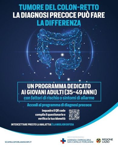 San Camillo: programma di diagnosi precoce per tumore colon-retto