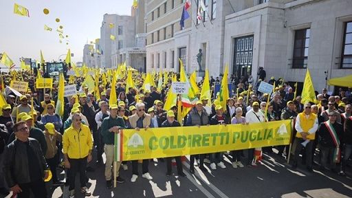 Coldiretti Puglia: serve piano Marshall da 200 mln per agricoltura