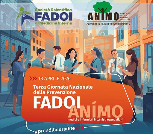 FADOI-ANIMO: 18 aprile internisti nelle piazze per visite gratuite