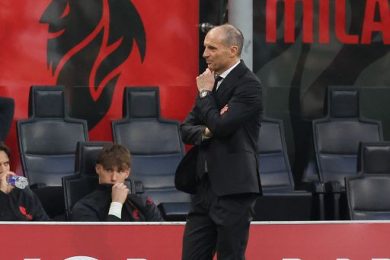 Calcio, Allegri: “I fischi hanno fatto bene a Leao”