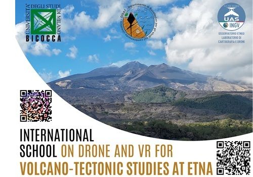 Ingv: Al via iscrizioni scuola su uso droni per lo studio dei vulcani