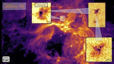 Inaf, Alma osserva come si formano le stelle oltre la Via Lattea