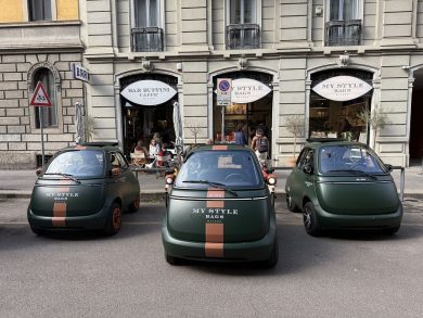 Microlino e My Style Bags insieme alla Milano Design Week