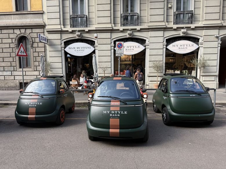 Microlino e My Style Bags insieme alla Milano Design Week