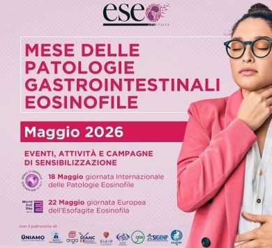 Patologie gastrointestinali eosinofile, al via campagna 2026 ESEO Italia