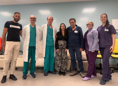 Parto eccezionale al San Marco di Catania, donna trapiantata dà alla luce due gemelle