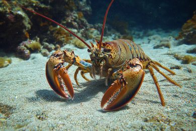 Pompei, due turiste comprano intero acquario con astici e li liberano in mare