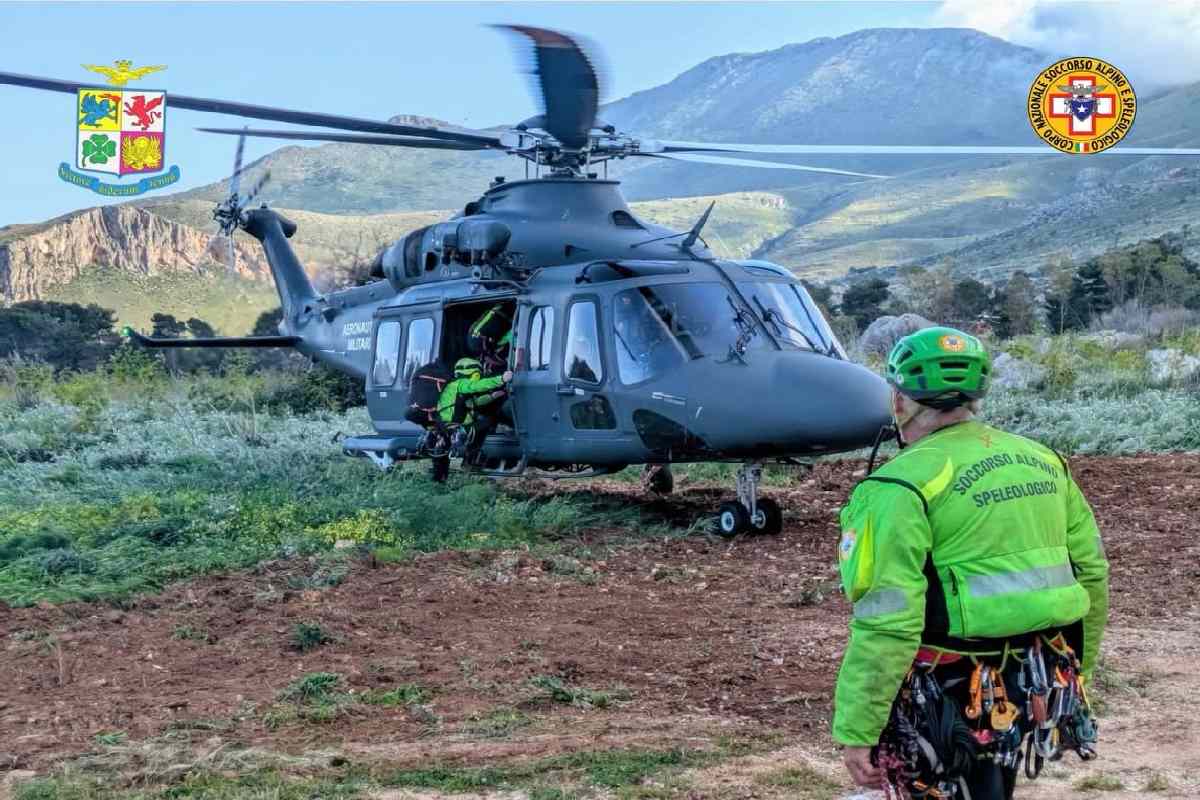 Scalatore polacco ferito alla caviglia, salvataggio difficile nel Trapanese