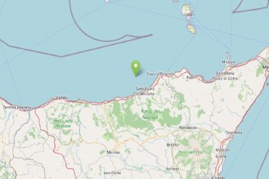 Terremoto nel Messinese, scossa di magnitudo 3.3