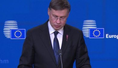 Ue, Dombrovskis: misure caro energia rispettino piani strutturali Bilancio