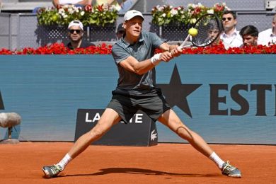 Tennis, domani il primo allenamento di Sinner a Roma