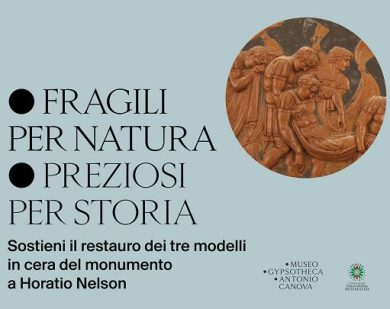 Gypsotheca Canova: raccolta fondi per restaurare 3 bassorilievi in cera