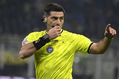 Calcio, arbitri, Roma-Lazio a Maresca