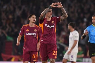 Roma-Lazio 2-0: Mancini decisivo nel derby