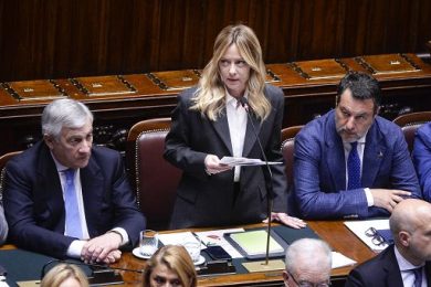 Questa mattina riunione di maggioranza a palazzo Chigi con Meloni