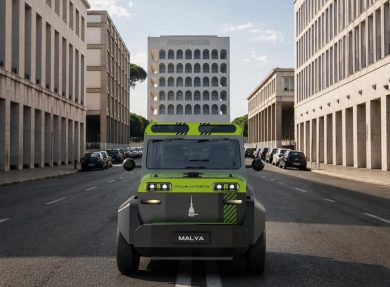 Malya: e-car italiana con range extender a biometano