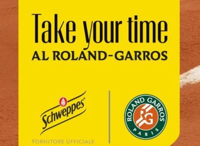Schweppes debutta al Roland-Garros con una lattina dedicata