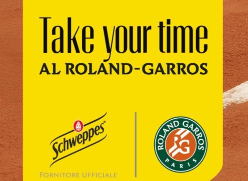 Schweppes debutta al Roland-Garros con una lattina dedicata