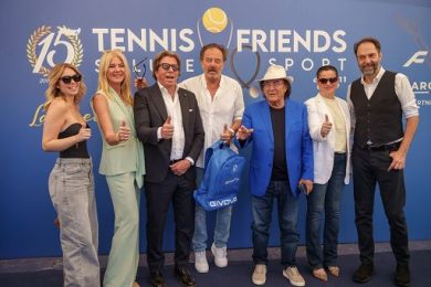 Tennis and Friends, tappa di Napoli da record